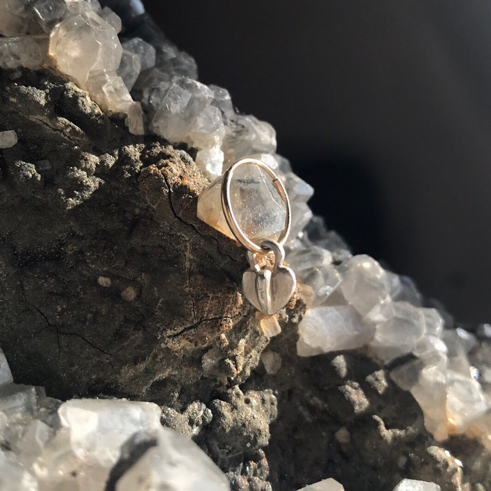 Brevard Plumb Heart Earring